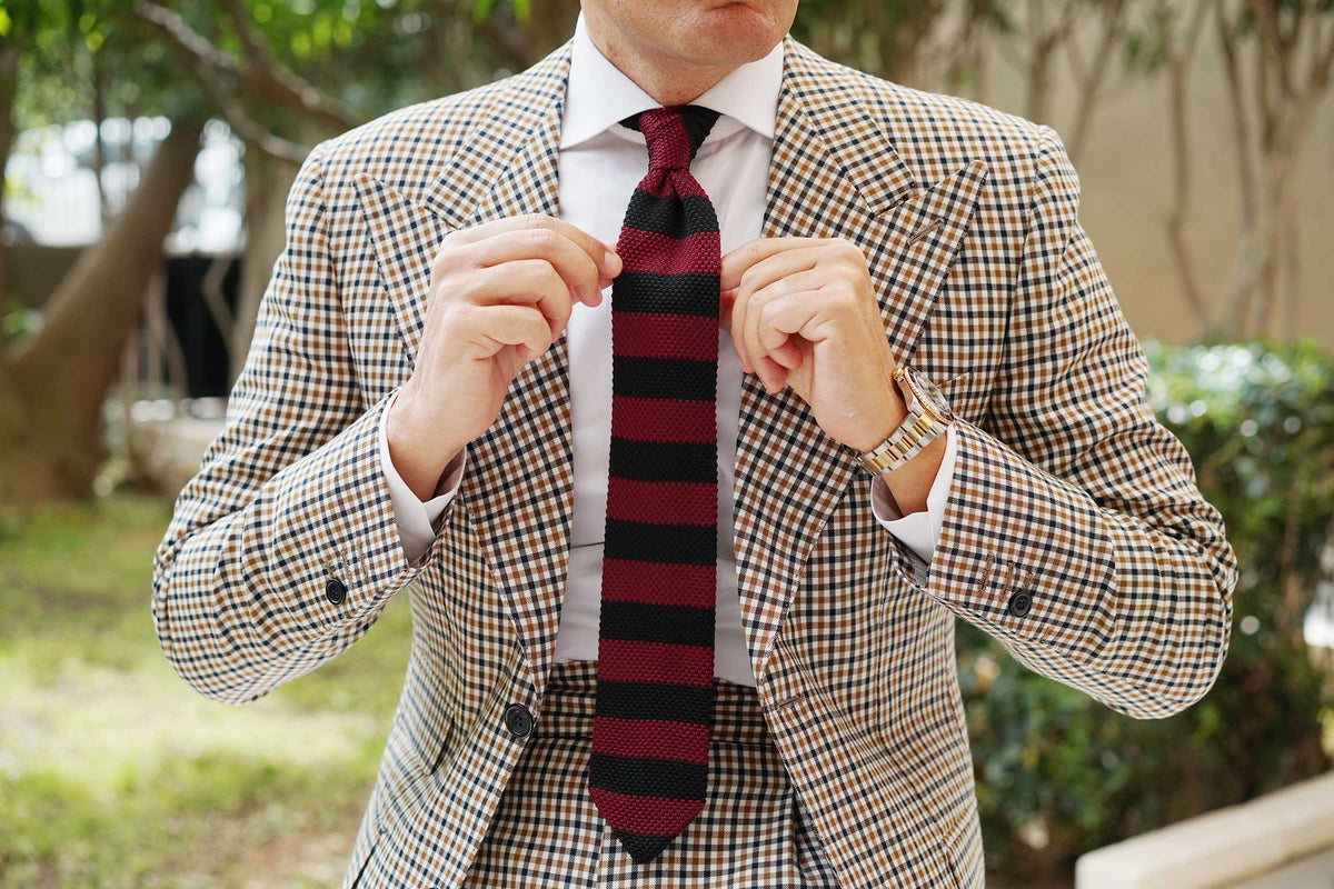 Find Nova Striped Knitted Tie OTAA at Nova Striped Knitted Tie